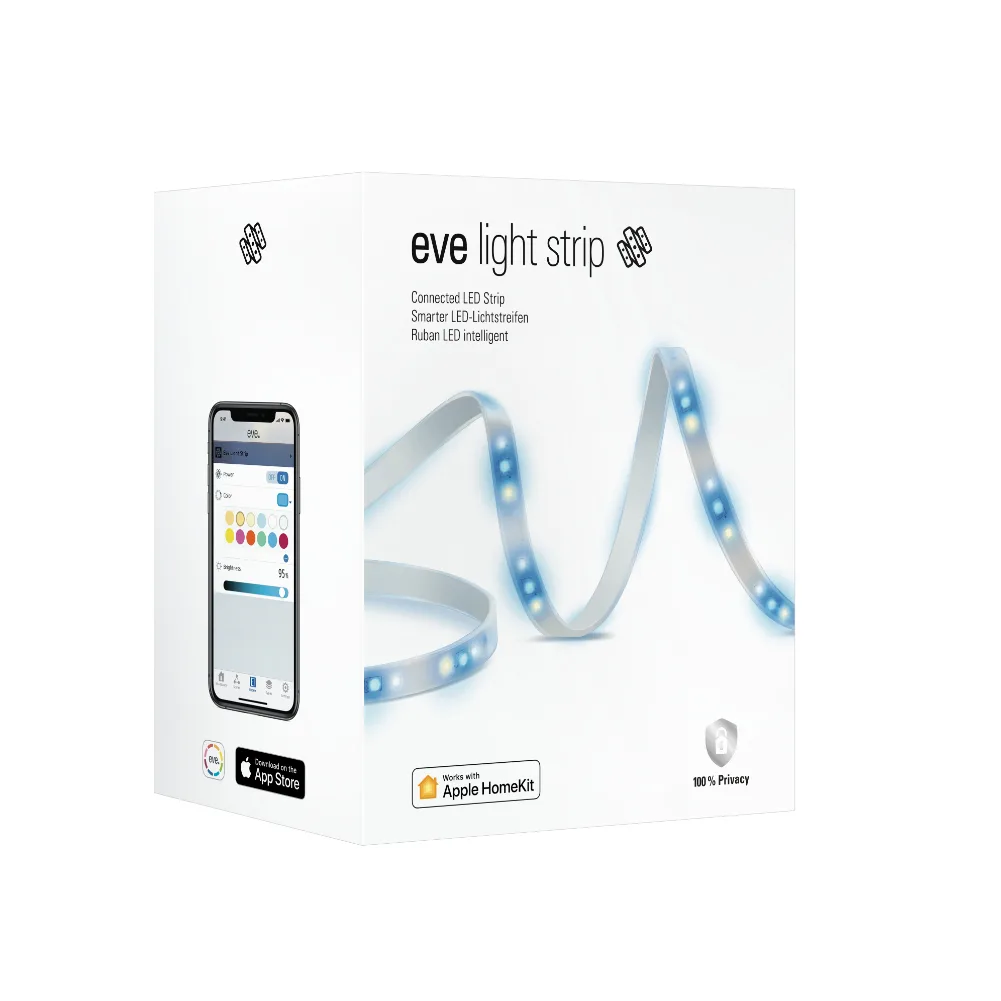 Eve Light Strip - taśma LED 1800 lumenów sterowana za pomocą aplikacji (2m) 1 Eve Light Strip - taśma LED 1800 lumenów sterowana za pomocą aplikacji (2m)