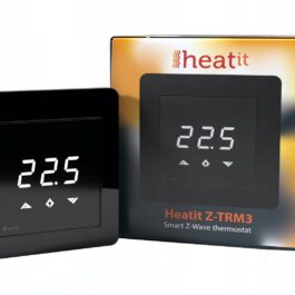 Heatit Z-TRM3 termostat 16A (czarny) Z-wave