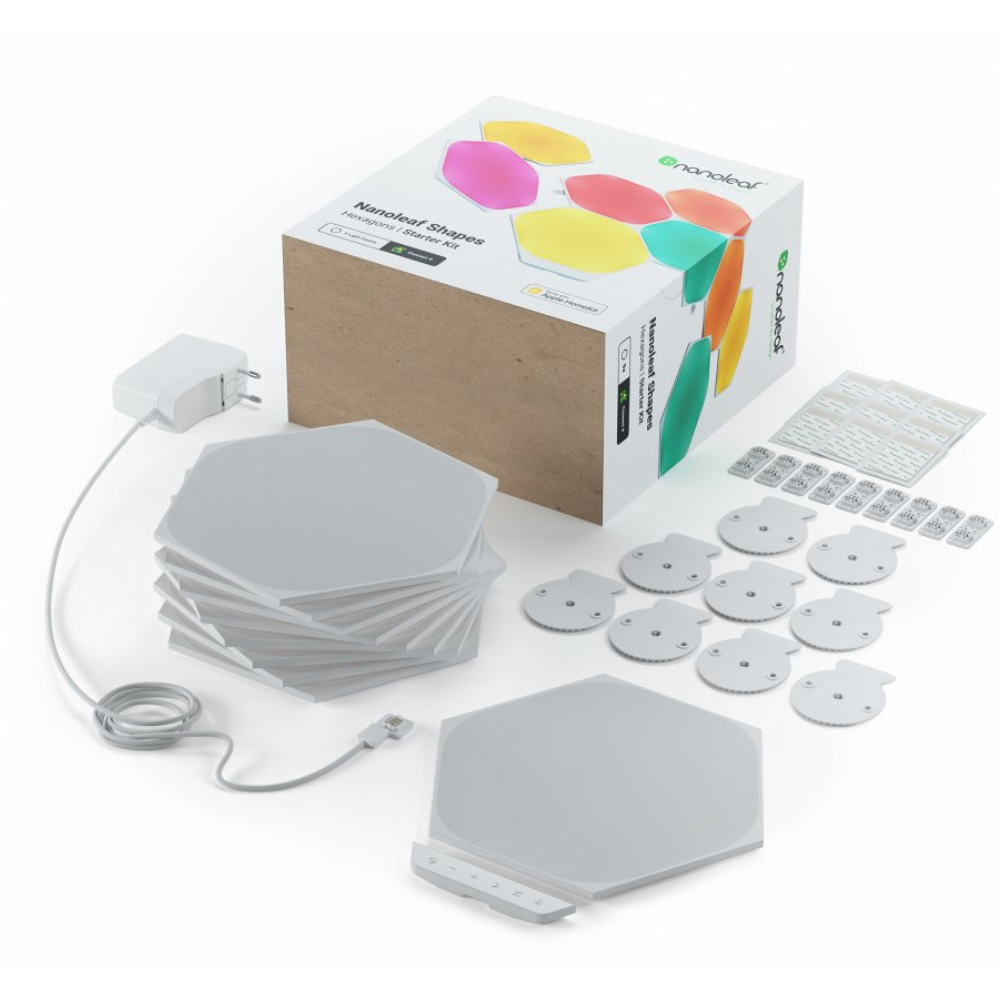 Nanoleaf Shapes Triangles Smarter Kit – panele świetlne (9 paneli świetlnych) (ultra black)