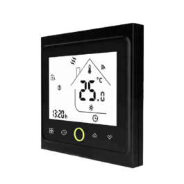 Inteligentny termostat ogrzewanie elektryczne 16A Czarny  Wi-Fi Moes BHT-002-GBLW Tuya
