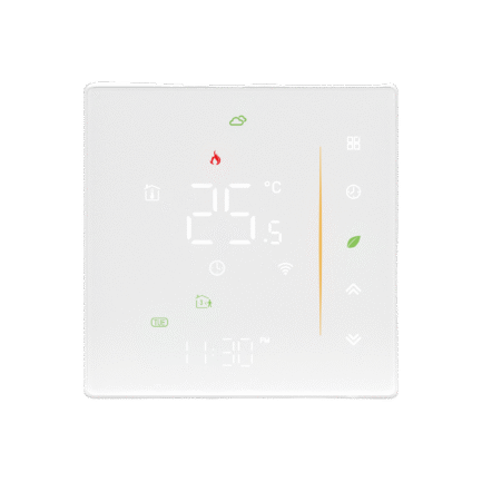 Inteligentny termostat ogrzewanie elektryczne 16A Biały Wi-Fi Moes WHT-006-GBLW Tuya 1