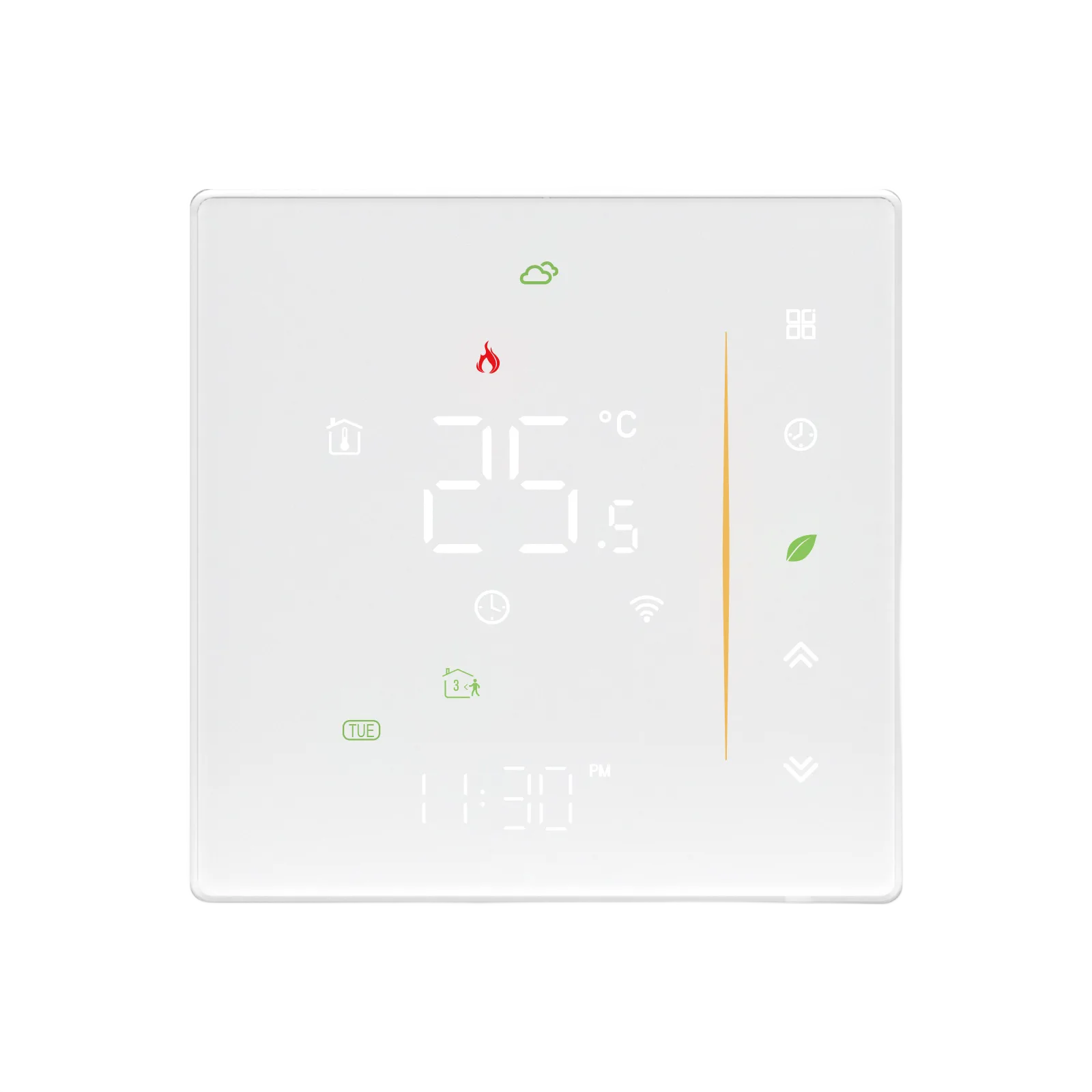 Inteligentny termostat ogrzewanie elektryczne 16A Biały Wi-Fi Moes WHT-006-GBLW Tuya 1 Inteligentny termostat ogrzewanie elektryczne 16A Biały Wi-Fi Moes WHT-006-GBLW Tuya 1