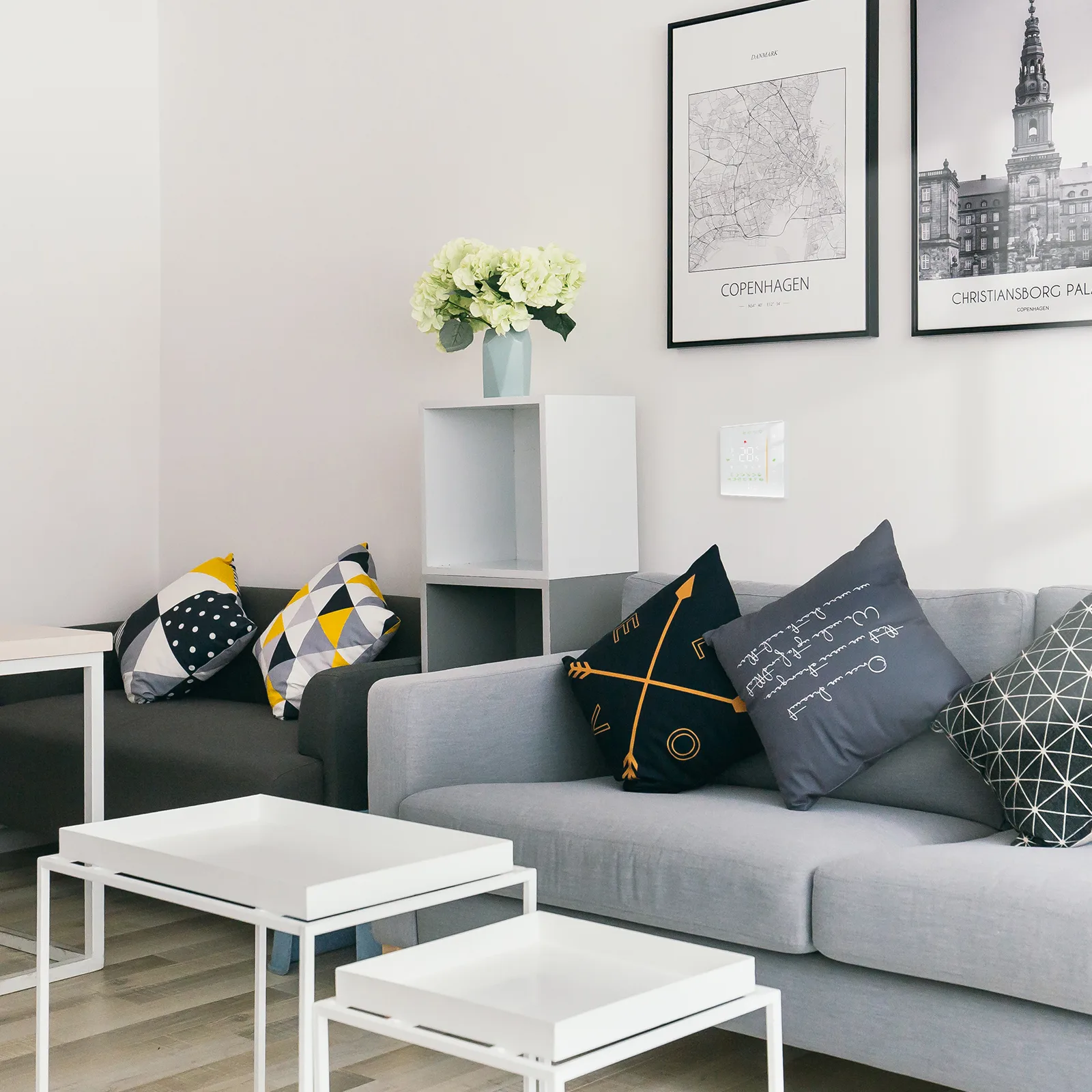 Inteligentny termostat ogrzewanie elektryczne 16A Biały Wi-Fi Moes WHT-006-GBLW Tuya 2 Inteligentny termostat ogrzewanie elektryczne 16A Biały Wi-Fi Moes WHT-006-GBLW Tuya 2