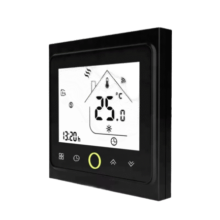 Inteligentny termostat ogrzewanie elektryczne 16A Czarny  Wi-Fi Moes BHT-002-GBLW Tuya 1