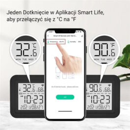 Czujnik temperatury i wilgotności uniwersalny pilot IR Wi-Fi Moes WR-TY-THR TUYA