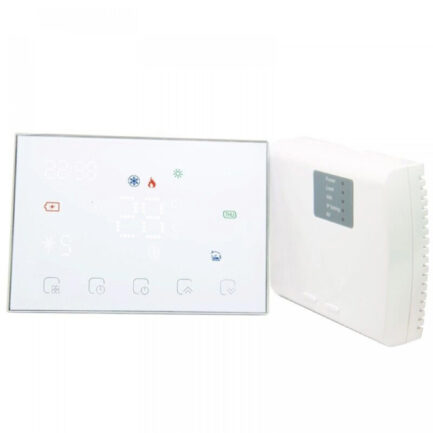 Inteligentny termostat do ogrzewania CO/Wodnego 5A Moes WRHT-8000-GC-BK-EN TUYA 1