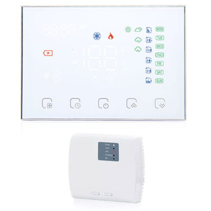 Inteligentny termostat do ogrzewania CO/Wodnego 5A Moes WRHT-8000-GC-BK-EN TUYA 2