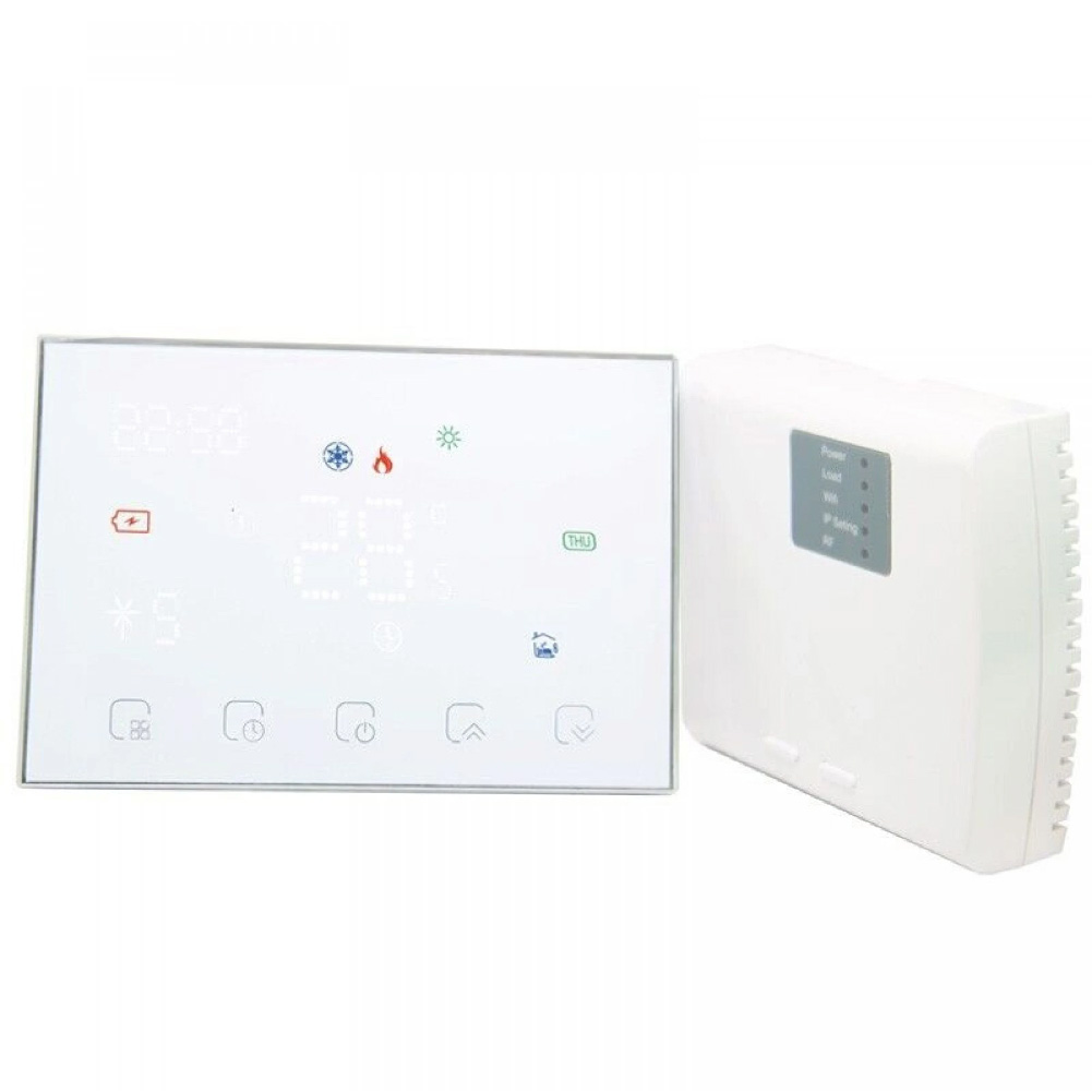 Inteligentny termostat do ogrzewania CO/Wodnego 5A Moes WRHT-8000-GC-BK-EN TUYA 1 Inteligentny termostat do ogrzewania CO/Wodnego 5A Moes WRHT-8000-GC-BK-EN TUYA