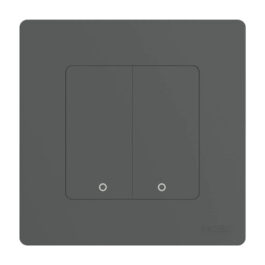 Włącznik Światła podwójny Star Ring ZigBee bez N MOES ZS-SR-EU2-GY-MS Tuya