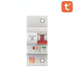 Inteligentny bezpiecznik z pomiarem zużycia energii, 16A, 1 faza, Wi-Fi Moes WCB-SC-1P16M Tuya