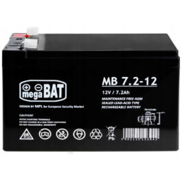 Akumulator AGM MEGABAT MB 7,2-12 (12V 7,2Ah)