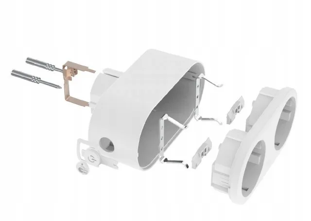 Inteligentne Gniazdko Podwójne z Pomiarami WiFi Moes WP-EU2 TUYA 4