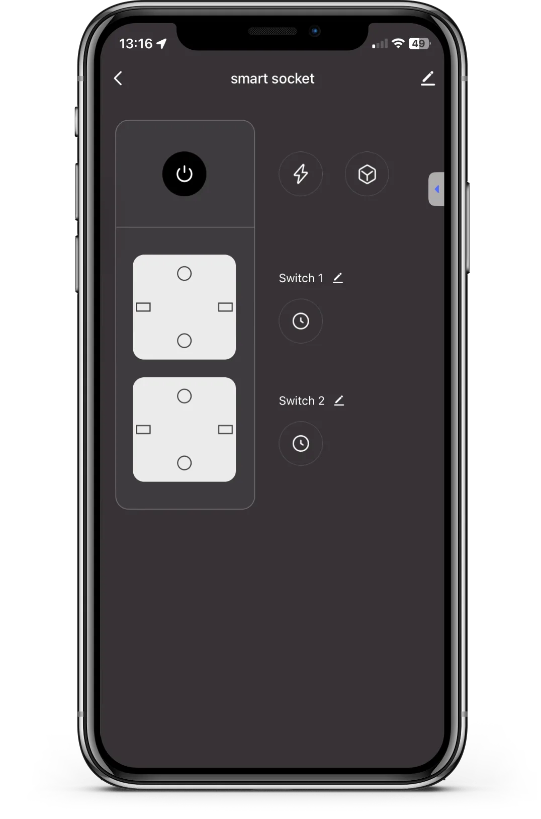 Inteligentne Gniazdko Podwójne z Pomiarami WiFi Moes WP-EU2 TUYA 7