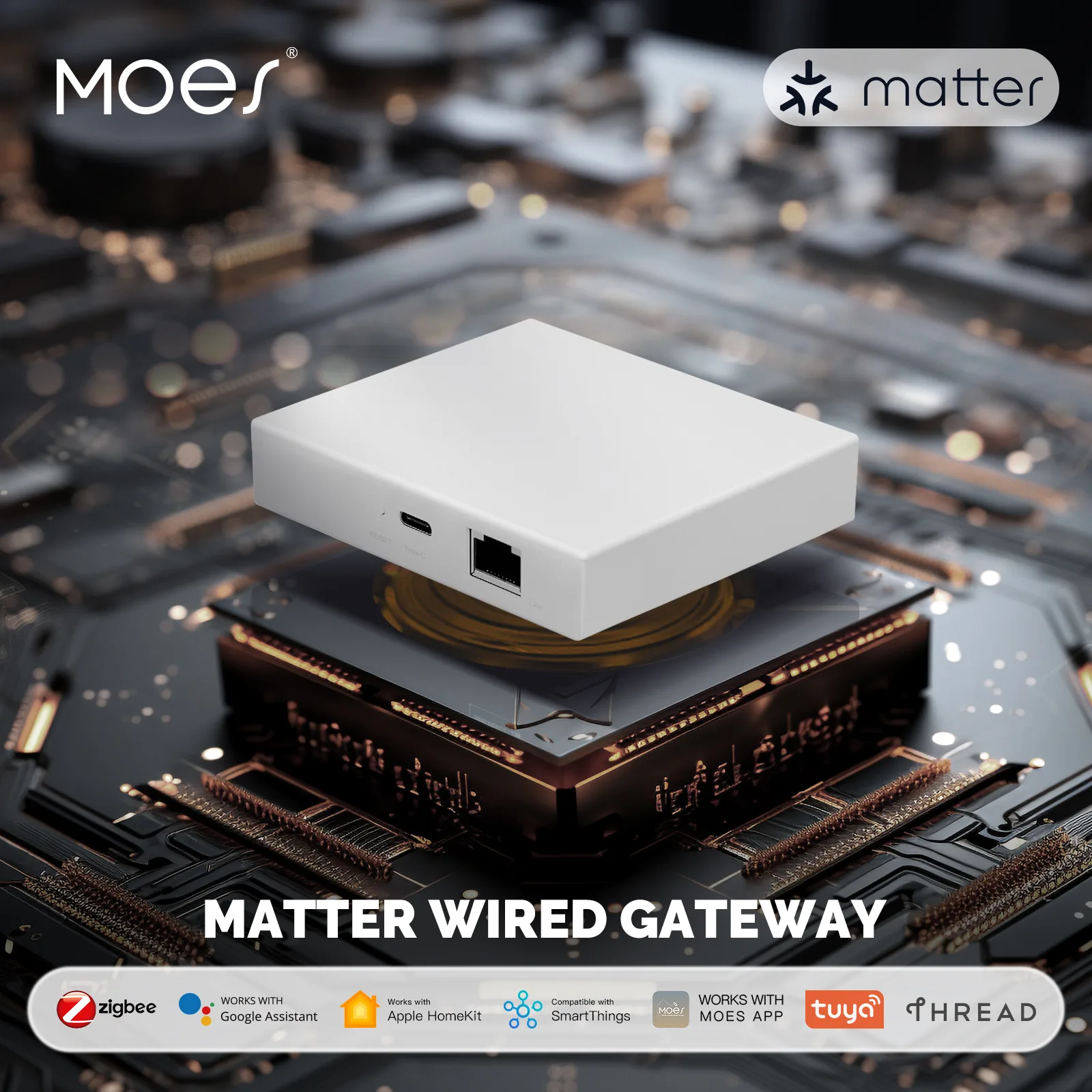 Centralka Bramka Zigbee / Thread / Matter MOES MZHUB 3