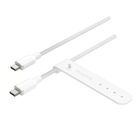 Mophie - kabel USB-C USB-C 2m (white) 1 Mophie - kabel USB-C USB-C 2m (white)