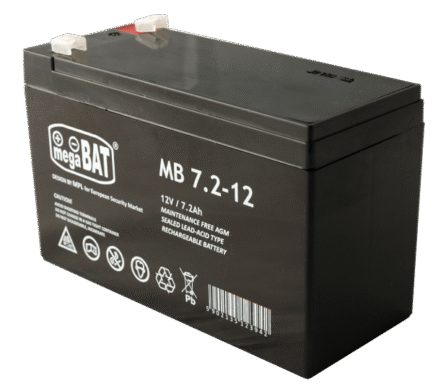 Akumulator AGM MW Power MB 7,2-12 7.2Ah 12V 1