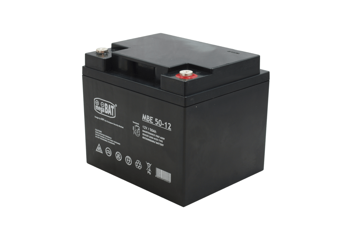 Akumulator AGM MW Power MBE 50-12 50Ah 12V 1 Akumulator AGM MW Power MBE 50-12 50Ah 12V 1