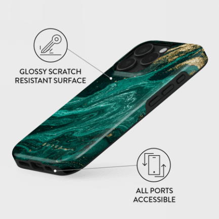 Burga Tough Magsafe - obudowa ochronna do iPhone 16 Pro Max kompatybilna z MagSafe (emerald pool) 3