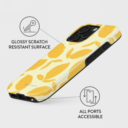 Burga Tough Magsafe - obudowa ochronna do iPhone 16 Pro Max kompatybilna z MagSafe (lemon tart) 3