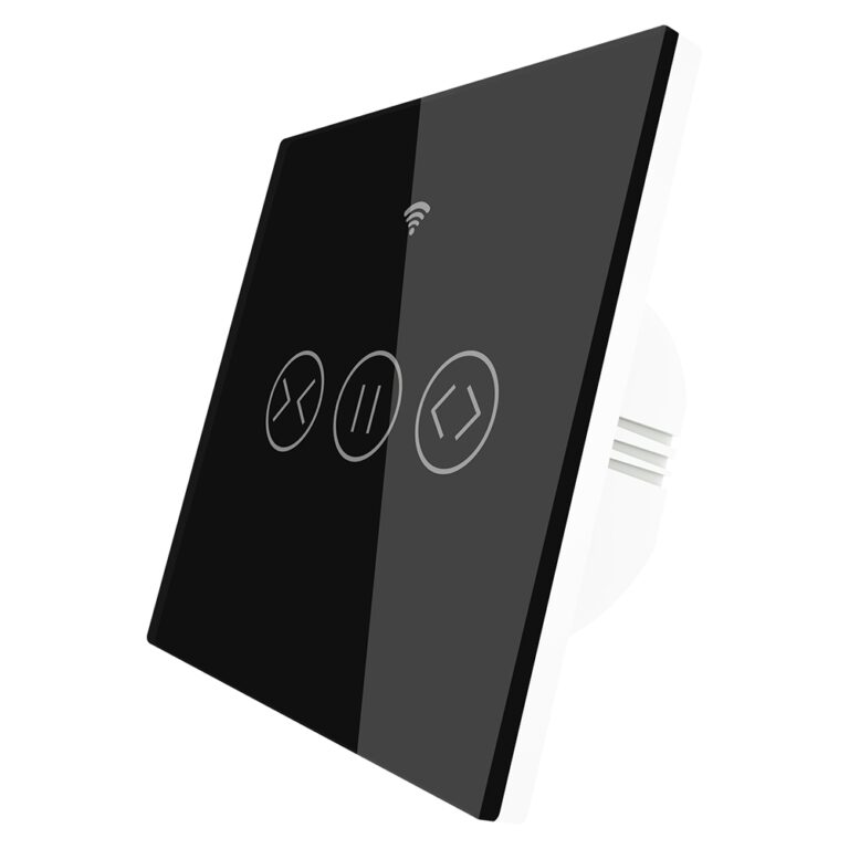 Dotykowy inteligentny przełącznik rolet Wi-Fi  Moes WS-EUR-C-B (czarny) TUYA 1
