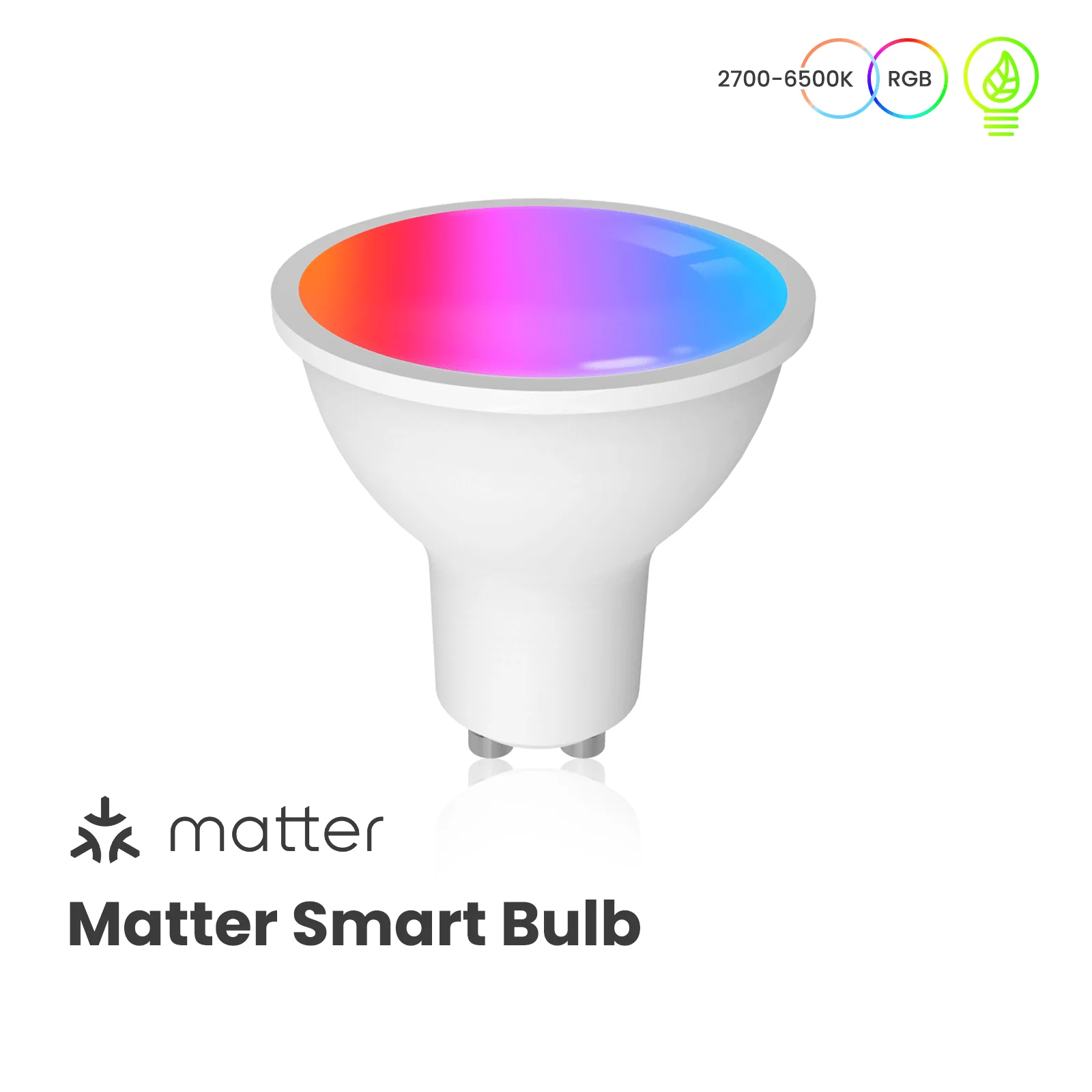 Inteligentna Żarówka 5W RGB+CW GU10 Matter Wi-Fi Moes MWB-TD5-RCW-GU10-MS 3 Inteligentna Żarówka 5W RGB+CW GU10 Matter Wi-Fi Moes MWB-TD5-RCW-GU10-MS 3