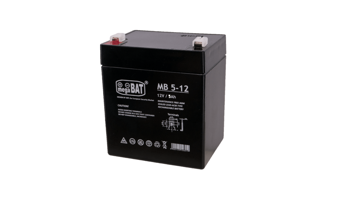 Akumulator AGM MW Power MB 5-12 5Ah 12V