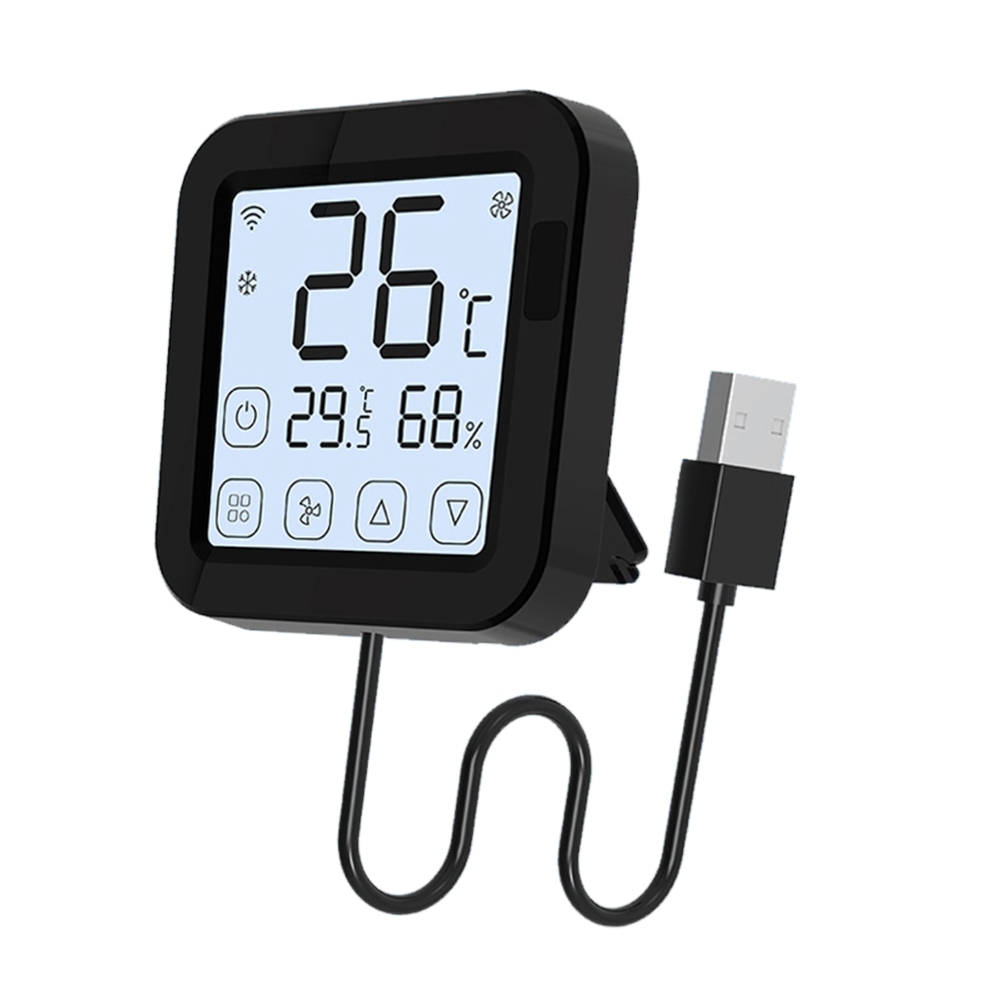 Termostat Wi-Fi + IR do klimatyzacji Moes WR-FL-S16-BK TUYA 1 Termostat Wi-Fi + IR do klimatyzacji Moes WR-FL-S16-BK TUYA 1