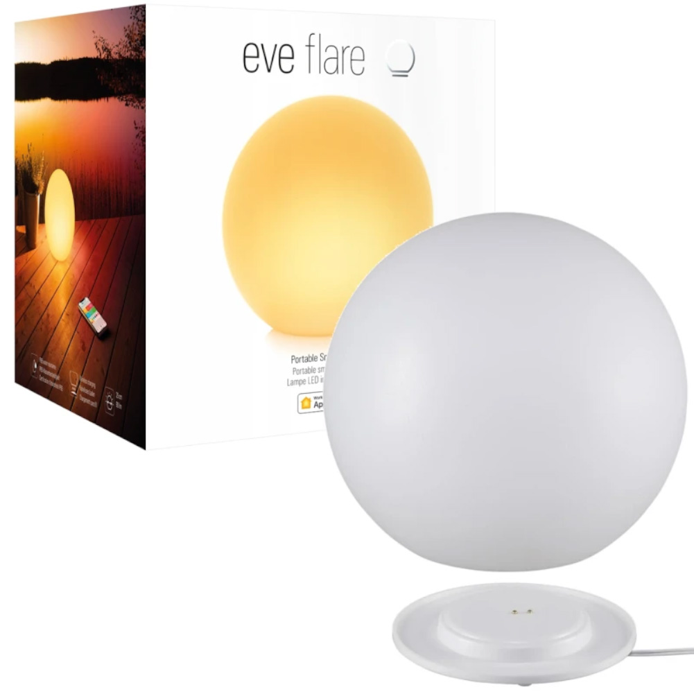 Eve Flare – przenośna lampka LED sterowana aplikacją (technologia Thread)