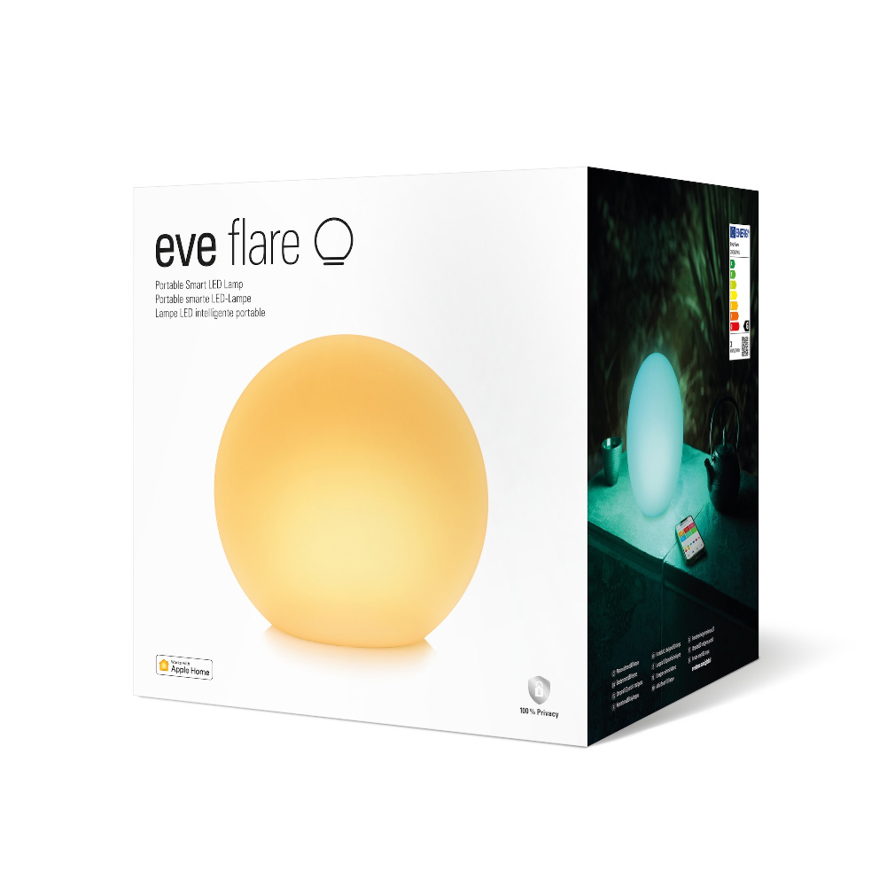 Eve Flare – przenośna lampka LED sterowana aplikacją (technologia Thread)