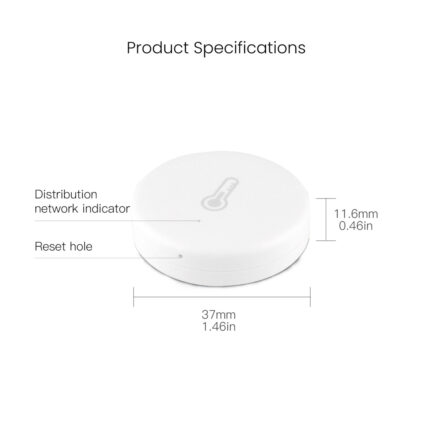 Czujnik temperatury i wilgotności Zigbee MOES ZSS-X-TH-C-MS - obrazek 6