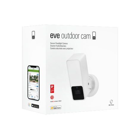 Eve Outdoor Cam – zewnętrzna kamera monitorująca z czujnikiem ruchu (white)