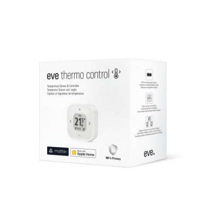 Eve Thermo Control - czujnik temperatury i kontroler do Eve Thermo (technologia Matter) - obrazek 2