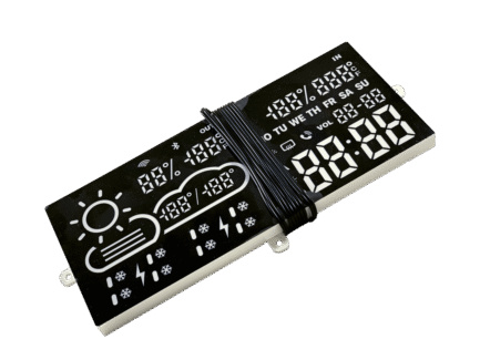 Stacja Pogodowa FDS-06A WiFi 7.3" LED do luster – pogoda, zegar, data, aplikacja WiseMirror