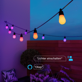 Lepro 15M ZB1 AI Outdoor String Lights – inteligentne wielokolorowe lampki zewnętrzne (15 metrów)