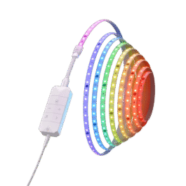 Nanoleaf Essentials Smart Multicolour HD Lightstrip Starter Kit – taśma ledowa 5m, 550 Lm 18W 2700K-6500K, kontroler w zestawie (technologia Matter)