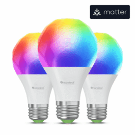 Nanoleaf Essentials Smart Bulbs – zestaw 3 żarówek A19-A60-E27 (technologia Matter)