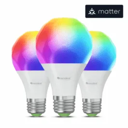 Nanoleaf Essentials Smart Bulbs – zestaw 3 żarówek A19-A60-E27 (technologia Matter)