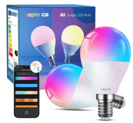 Lepro BP1 AI Smart Bulb E14 - inteligenta żarówka E14 - obrazek 2