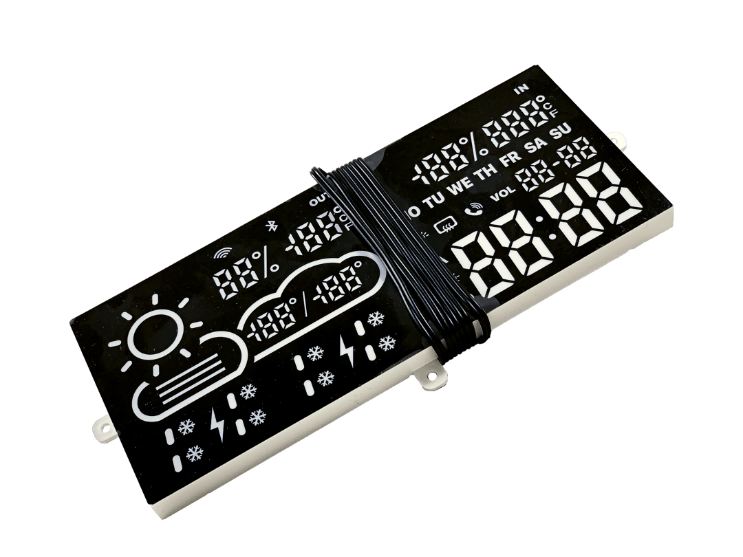 Stacja Pogodowa FDS-06A WiFi 7.3″ LED do luster – pogoda, zegar, data, aplikacja WiseMirror