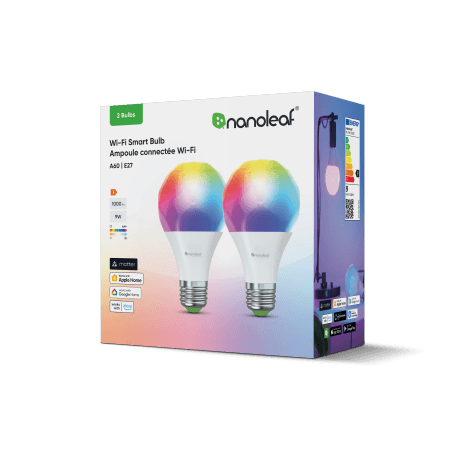 Nanoleaf Essentials Smart Bulbs – zestaw 2 żarówek A60-E27 (Wi-Fi)