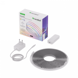 Nanoleaf Essentials Smart Multicolour HD Lightstrip Starter Kit – taśma ledowa 5m, 550 Lm 18W 2700K-6500K, kontroler w zestawie (technologia Matter)