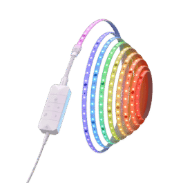 Nanoleaf Essentials Smart Multicolour HD Lightstrip Starter Kit – taśma ledowa 5m, 550 Lm 18W 2700K-6500K, kontroler w zestawie (technologia Matter)