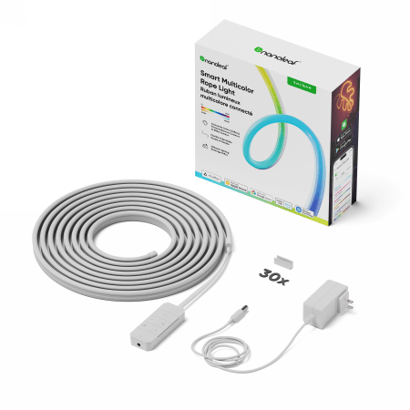 Nanoleaf Smart Multicolour Rope Light - elastyczna, inteligentna, neonowa listwa LED 5 m 1 Nanoleaf Smart Multicolour Rope Light - elastyczna, inteligentna, neonowa listwa LED 5 m 1