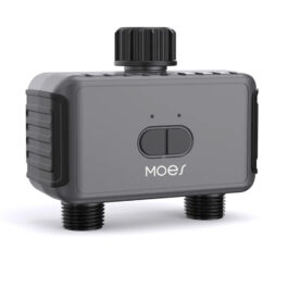 Inteligentny podwójny zawór do nawadniania ogrodu Bluetooth MOES BWV-YC02-EU TUYA