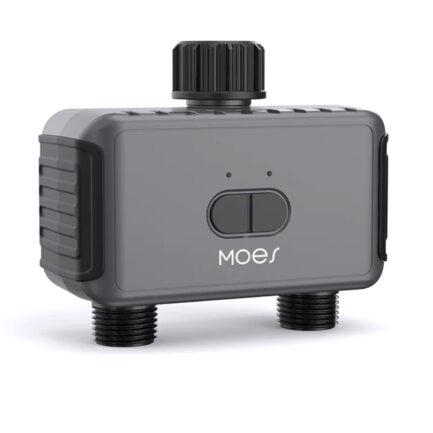 Inteligentny podwójny zawór do nawadniania ogrodu Bluetooth MOES BWV-YC02-EU TUYA
