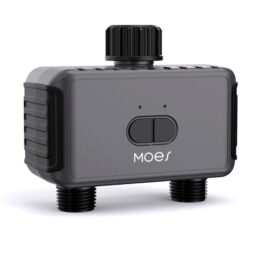 Inteligentny podwójny zawór do nawadniania ogrodu Bluetooth MOES BWV-YC02-EU TUYA