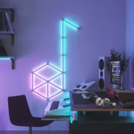 Nanoleaf Lines 60 degrees Starter Kit – listwy świetlne 60 stopni (15 sztuk, 1 kontroler)