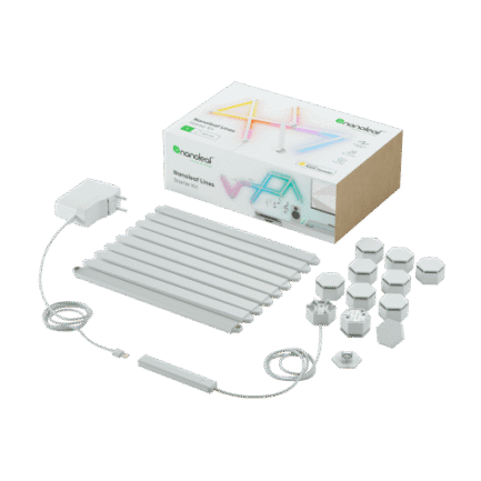 Nanoleaf Lines 60 degrees Starter Kit - listwy świetlne 60 stopni (9 sztuk, 1 kontroler) 1
