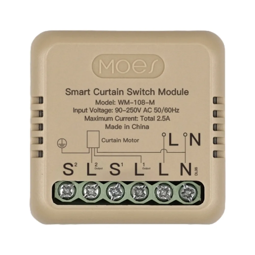 Mini Sterownik do rolet Wi-Fi Moes WM-108-M TUYA 1