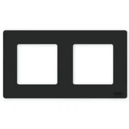 Ramka podwójna szara Moes Star Ring Tuya – PP-SR-EU2P-GY-MS